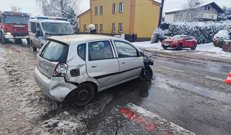 Wypadek w Pawłowicach - 10.12.2021