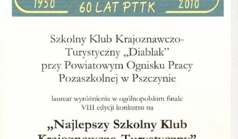 SKKT Diablak wśród najlepszych