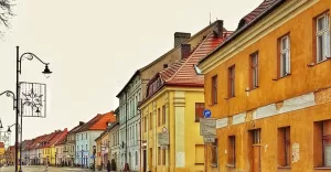 pszczyna,spacer,styczeń,25stycznia,zima,słońce,rynek,starówka,ulica,kamienice,silesia,lovesiles