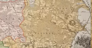 Mapa ziemi pszczyńskiej