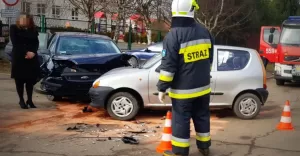 Wypadek w Warszowicach - 15.03.2018