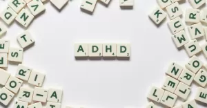 adhd formed scrabble blocks