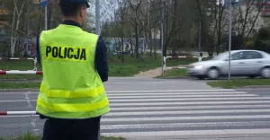 policja, przejście dla pieszych