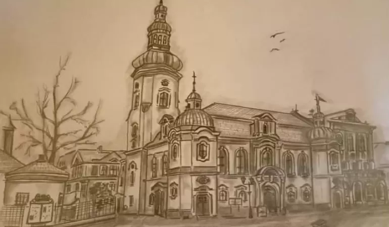 Rynek w Pszczynie - praca Renaty Sosny