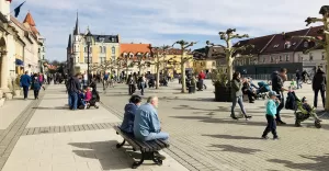 rynek, słonecznie