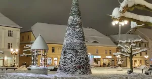 Choinka na pszczyńskim rynku