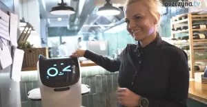 [WIDEO] Robot w pszczyńskim lokalu - zastąpi kelnerów?