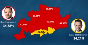 Wybory prezydenckie 2025 - I Tura - pow. pszczyński