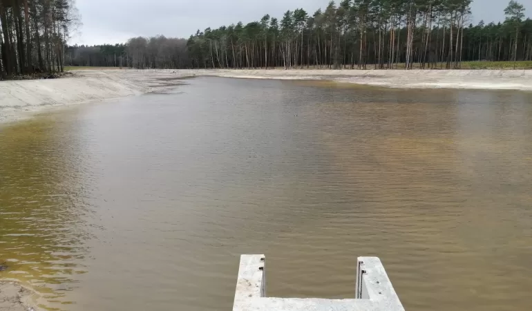 Staw Żebrok w Studzienicach został przebudowany