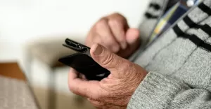 telefon, senior