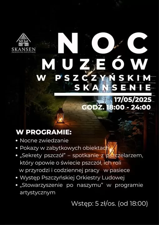noc muzeów skansen