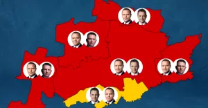 Wybory prezydenckie 2025 - I Tura - Najpopularniejsi kandydaci w gminach pow. pszczyńskiego