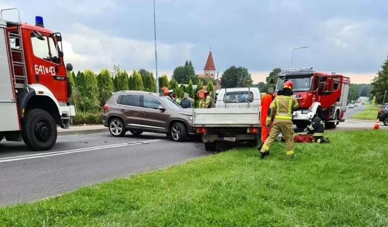 Wypadek w Kobiórze - 07.09.2020