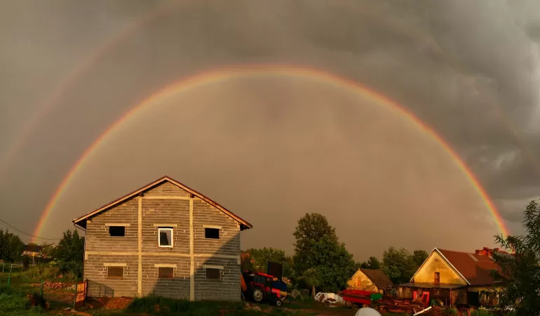 Tęcza w Goczałkowicach