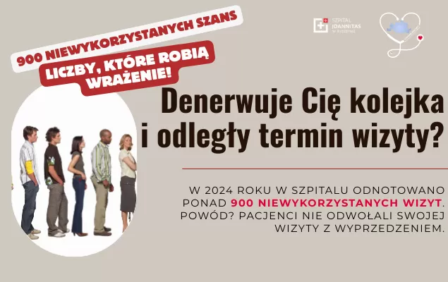 Nieodwołane wizyty - jak to wygląda w Szpitalu Joannitas w Pszczynie?