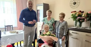 Jubileusz 95. urodzin pani Anieli Klos z Kobióra
