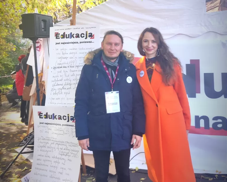 Nauczyciel z Pszczyny w akcji przeciwko Lex Czarnek