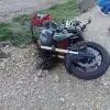 [ZDJĘCIA] Wypadek motocyklisty w Wiśle Wielkiej