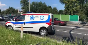 wypadek, karetka, dk1