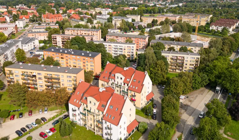 Osiedle Siedlice z lotu ptaka