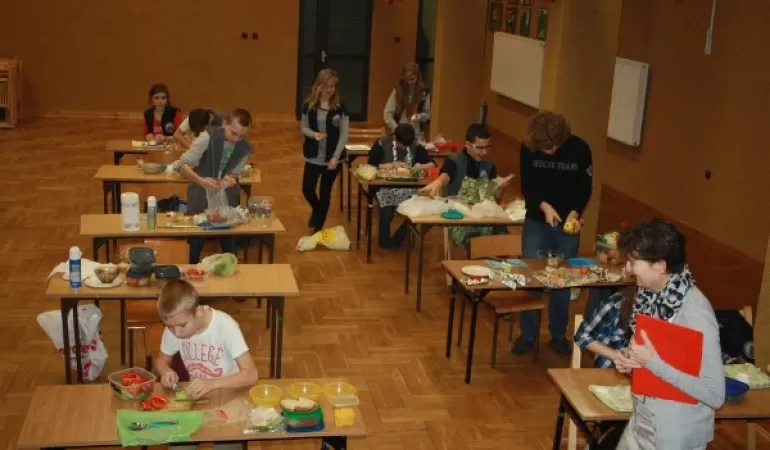 Mistrz kuchni w Szkole Podstawowej w Pielgrzymowic