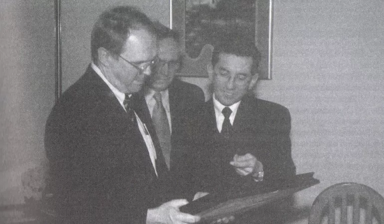 ambasador USA w Pszczynie - 19.03.2001