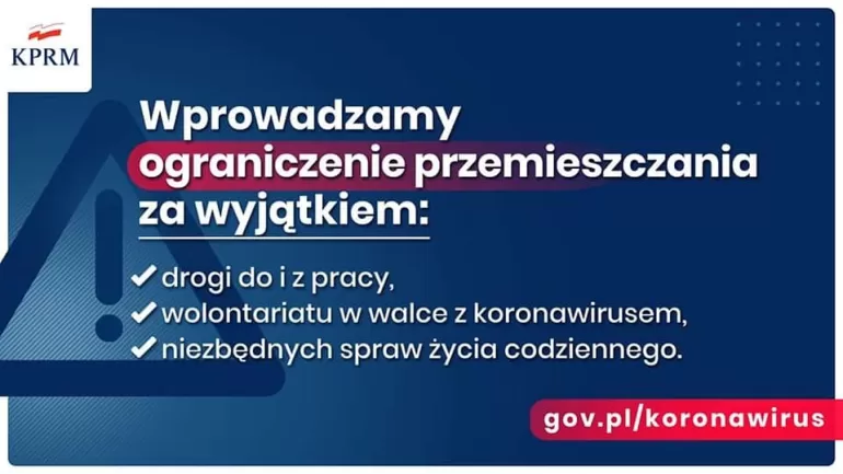 ograniczenia w przemieszczaniu się