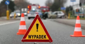 Wypadek, policja