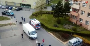 Piastów, kierowca zasłabł