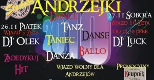 Imprezy andrzejkowe w Stodole