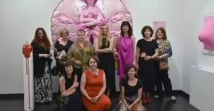 Wystawa "Matki Polki" wyróżniona w konkursie Nagroda Marszałka Województwa Śląskiego. Pierwsza z prawej - Karolina
