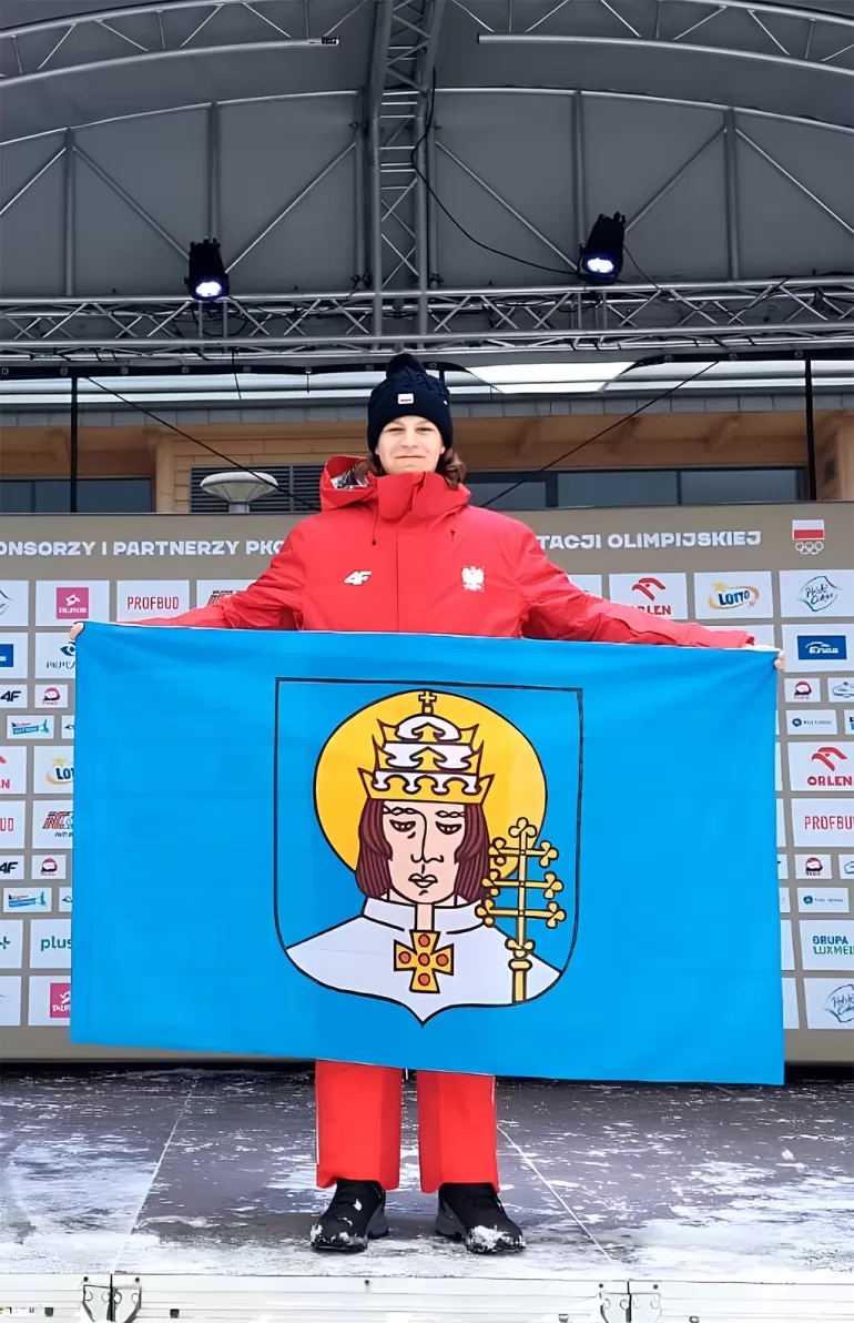 Jan Matera złożył w imieniu polskiej młodzieżowej Reprezentacji Polski na Młodzieżowe Igrzyska Olimpijskie Gangwon