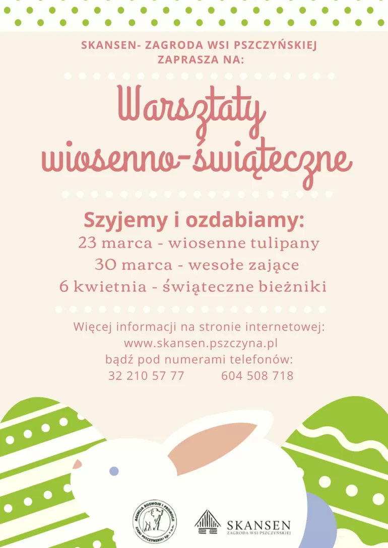 Wiosenno-świąteczne warsztaty szycia i ozdabiania