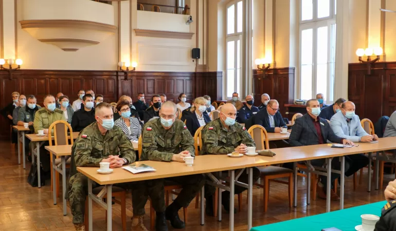 Posiedzenie powiatowego zespołu zarządzania kryzysowego
