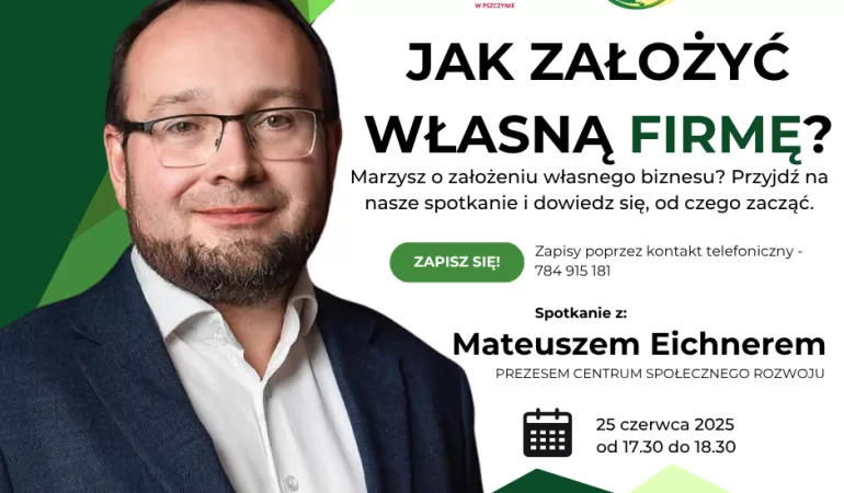 Jak założyć własną firmę? Prelekcja dla młodzieży