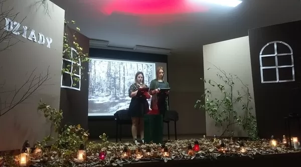 Inscenizacja "Dziadów" w Samochodówce