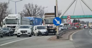 Kolizja na DK-1 - 17.03.2022