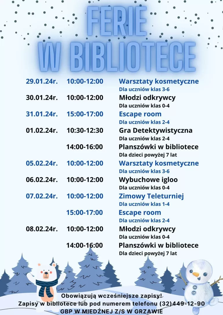 ferie z biblioteką