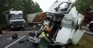 Wypadek, Kobiór, DK-1