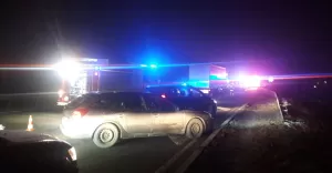 Wypadek na DK-1 - 17.02.2018