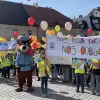 [WIDEO] Finał "Odblaskowej Szkoły": wielki kolorowy pochód dzieci ulicami Pszczyny!