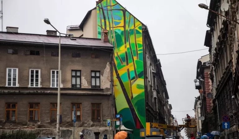 Mural Święto drzewa, Bielsko