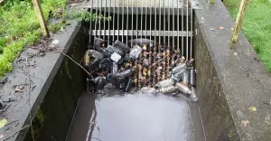 Pszczynka, kolektor świstek, rzeka, Pszczyna