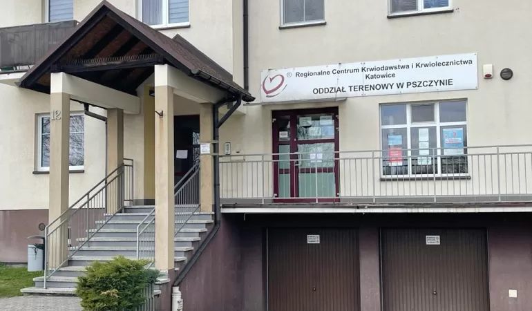 Punkt krwiodawstwa przy ul. Bednorza w Pszczynie