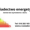 Świadectwo charakterystyki energetycznej