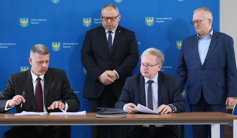 Podpisano umowę na przebudowę DW 928 Kobiór - Mikołów - 13.04.2023