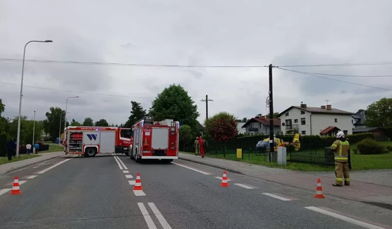 Pawłowice: pożar domu. Interweniowało Lotnicze Pogotowie Ratunkowe - 06.05.2025